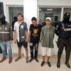 Los detenidos fueron llevados a la Fiscalía de Daule para la formulación de cargos.