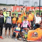 Cinco grupos urbanos de ciclistas participaron en la iniciativa.