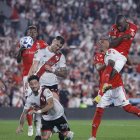 El delantero ecuatoriano anotó su primer gol con la camiseta del Inter de Portoalegre.