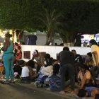 Migrantes ecuatorianos varados en México en febrero del 2023