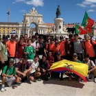 Presencia. Juventud Masculina Schoenstatt Guayaquil, uno de los grupos de ecuatorianos que viajó hasta Lisboa.