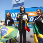uello (c) lideró la prueba de los 5 km de aguas abiertas, tras hacer 1:01:30.