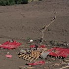 El desastre natural, que se produjo anoche, arrasó con el balneario, situado junto al río Chankaji