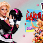 RuPaul (izquierda) es una de las artistas que ha tomado bandera de este arte en la televisión abierta. A la derecha, Nebraska Ruilova, drag queen ecuatoriana.