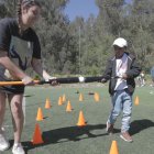 Evento. Los niños aprendieron las reglas del béisbol y practicaron el deporte.