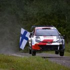 El piloto de Toyota está a nada de ganar el rally.