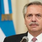 Argentina. Discurso de Alberto Fernández en una foto de archivo