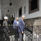 Recepción. La entrega del documento en el Palacio se dio ante el secretario jurídico Juan Pablo Ortiz.