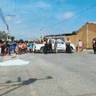 Situación. El cuerpo de la víctima, luego de recibir los ocho tiros.