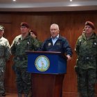 Luis Lara, ministro de Defensa, dio a conocer las acciones implementadas por las Fuerzas Armadas.