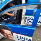 La candidata salió ilesa del ataque violento