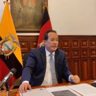 Anuncio. El ministro dijo que al candidato le asesinaron por sus ideas.