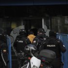 Exteriores del la unidad de Flagrancia donde se encuentran detenidos los presuntos autores de la muerte del candidato Fernando Villavicencio