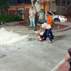 La prevención de incendios es una de las tareas que aprenden los vecinos de Samanes 1.