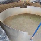 Arena para pelea de gallos dentro de la cárcel Regional 8