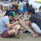 Venta. Los platos típicos fueron los que más se vendieron en las playas.