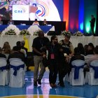 El discurso de la presidencia fue interrumpido al menos dos ocasiones por uno de los delegados de agrupaciones políticas.