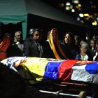 Sepelio. Desde el monte olivo entierro de Fernando Villavicencio acompañado de familiares y amigos.