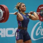 La pesista Angie Palacios competirá en Santiago 2023 por Ecuador.