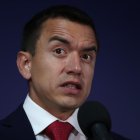 El candidato Daniel Noboa, en una fotografía de archivo.