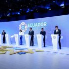 Foto del debate realizado el 13 de agosto por el CNE.