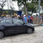 A través de redes sociales reportaron el siniestro vial.