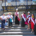 Riobamba. El grupo de representantes de los pueblos originarios que pudo arribar hasta esta capital andina.