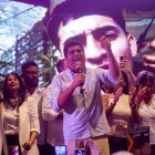 El candidato presidencial Otto Sonnenholzner cerró su campaña electoral en Guayaquil