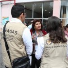 Delegados. La Misión de la OEA está compuesta por 81 expertos y observadores de más de 20 países.