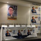 En los exteriores del local existe resguardo policial.