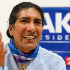 El presidenciable no llegó a la capital como se tenía previsto.