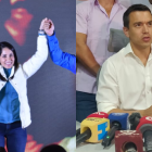 El CNE anticipa una segunda vuelta liderada por González y Noboa