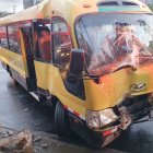 Accidente. Al menos cinco accidentes de tránsito se produjeron en la capital la tarde de este lunes.