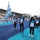 El equipo de la provincia en la despedida de la semana pasada.