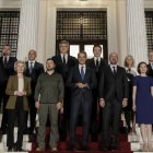 Varios de los presidentes que firman este apoyo a Ucrania.