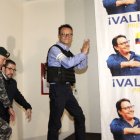 Decisión. El candidato de Construye, Christian Zurita, anunció las acciones pos electorales.