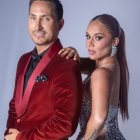 Eduardo con Fernanda Gallardo.