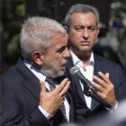 Fotografía de archivo del ministro de Seguridad de Argentina, Aníbal Fernández (i). EFE/ Franco Trovato Fuoco