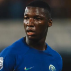 Moisés Caicedo jugó ante el Luton su primer encuentro de titular con el Chelsea.