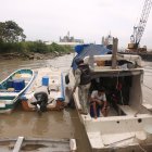 La tarea de revisión se realizó desde Puerto Santa Ana hasta Las Esclusas.