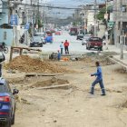 Los trabajos en la calle Argentina estarían concluidos antes del 15 de septiembre.