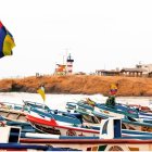 Hecho. En Puerto Engabao, ahora se ve a las embarcaciones ancladas sobre la arena. Apenas unas pocas se arriesgan a navegar, por la inseguridad.