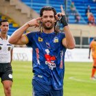 El delantero argentino Facundo Castelli lleva marcados tres goles en cuatro partidos con Delfín por LigaPro.