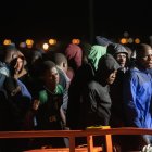 Migrantes rescatados por Salvamento Marítimo de España en aguas próximas a las Islas Canarias.