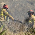 Labores. Los incendios forestales comenzaron el martes 29 de agosto.