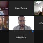 Captura del sistema de videoconferencia en el que se realizará la audiencia en contra del juez de Yaguachi