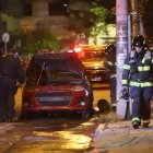 Ataque. Este fue uno de los coches bomba que se usó para generar pánico en la capital.