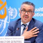 el director general de la OMS Tedros Adhanom Ghebreyesus.