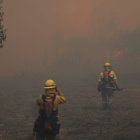 El cuerpo de Bomberos de la capital permanece en esta zona, principalmente en el sector de Puembo y Tababela.