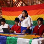 La reunión de la Conaie se produjo en Conocoto, al oriente de Quito, con la mayoría de sus organizaciones.